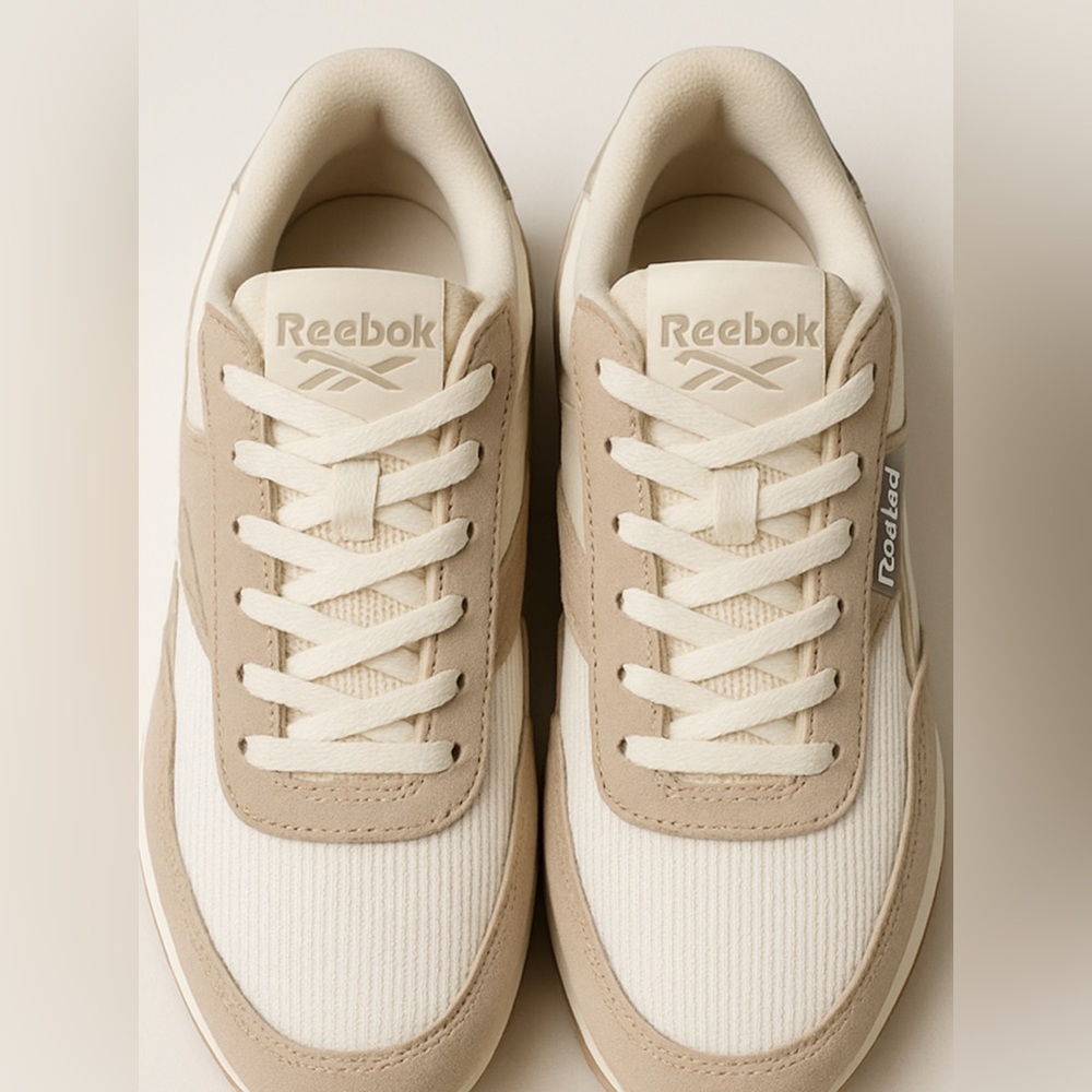 Reebok  Women Cream and Tan Sneakers